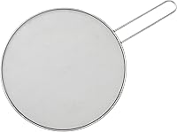 Vista 9 de HIC Kitchen Protector contra salpicaduras de 3 lados, acero al carbono antiadherente, seguro al calor, se pliega para el almacenamiento