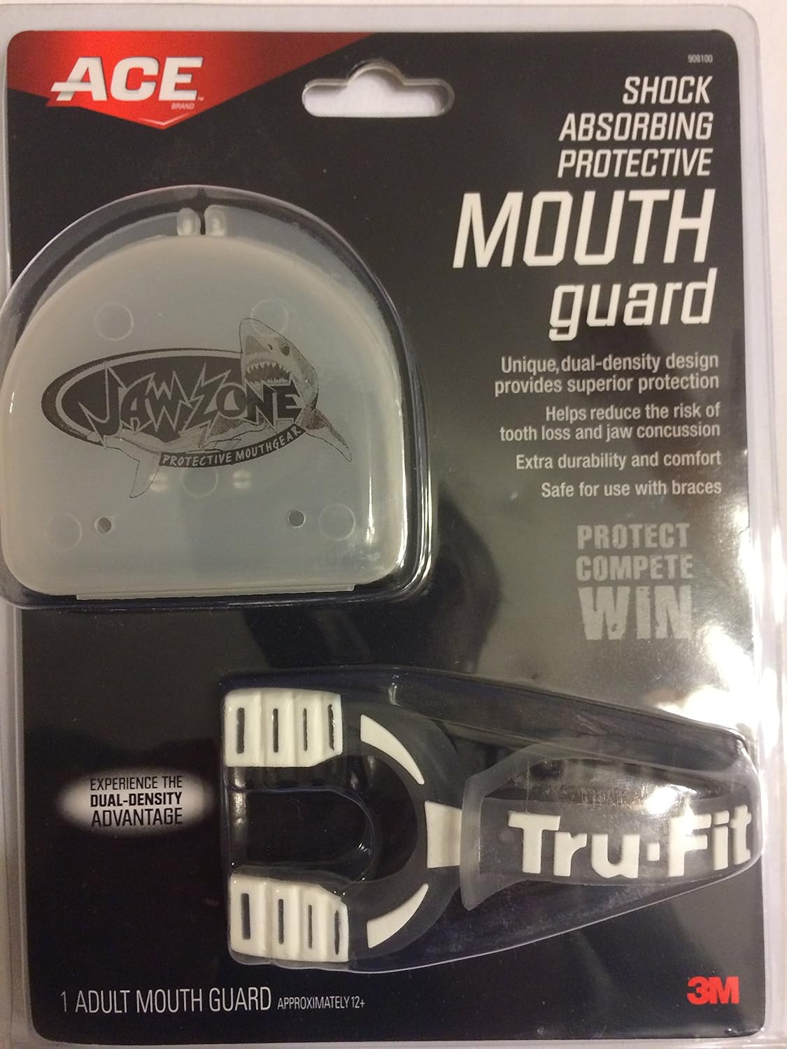 Ace Protective Mouth Guard with Carry Case (Adult 12+)