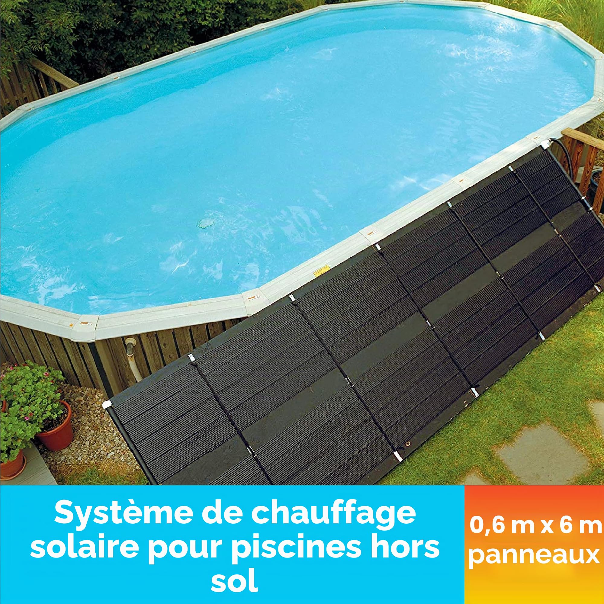 SmartPool WWS421P Chauffage Solaire SunHeater pour Piscine Hors Sol