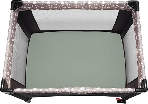 Miniatura 2 de Sábanas Ajustables para Pack and Play, Paquete de 2 Sábanas Pack n Play para Colchón Graco Pack n Play, Sábanas Unisex de Corralito para Niños y