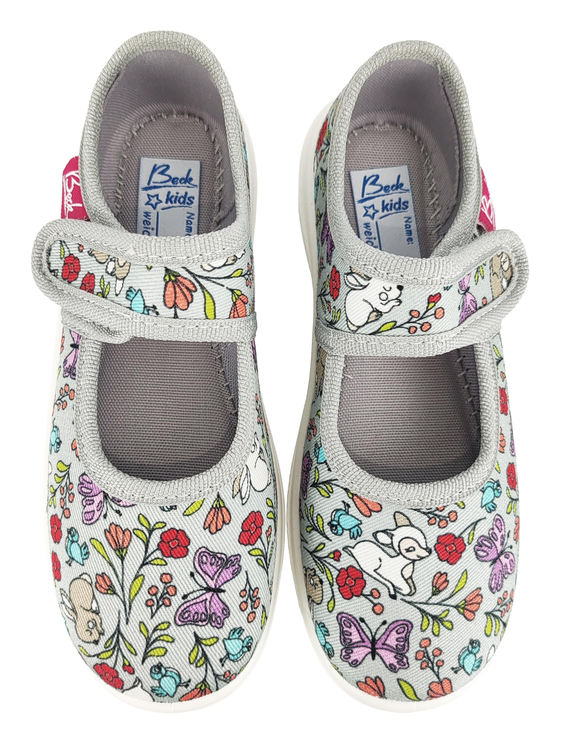 Beck Mädchen Flora-3089Slipper