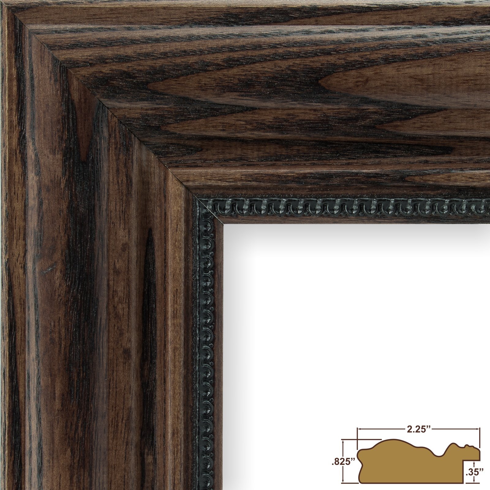 Craig Frames 7171610BK 8.5 By 11-Inch Photo Frame, Wood Grain - View #6