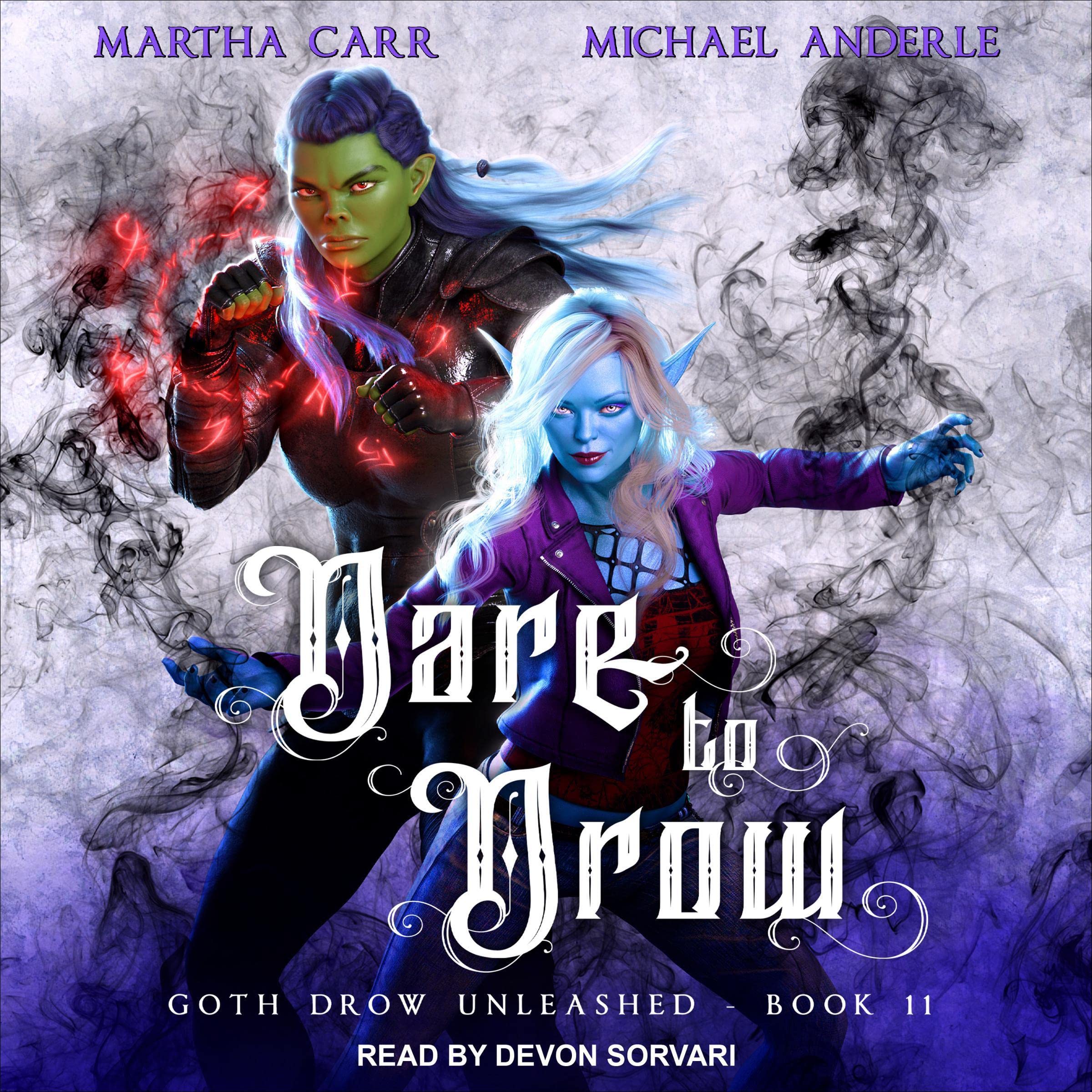Cover art for Dare to Drow