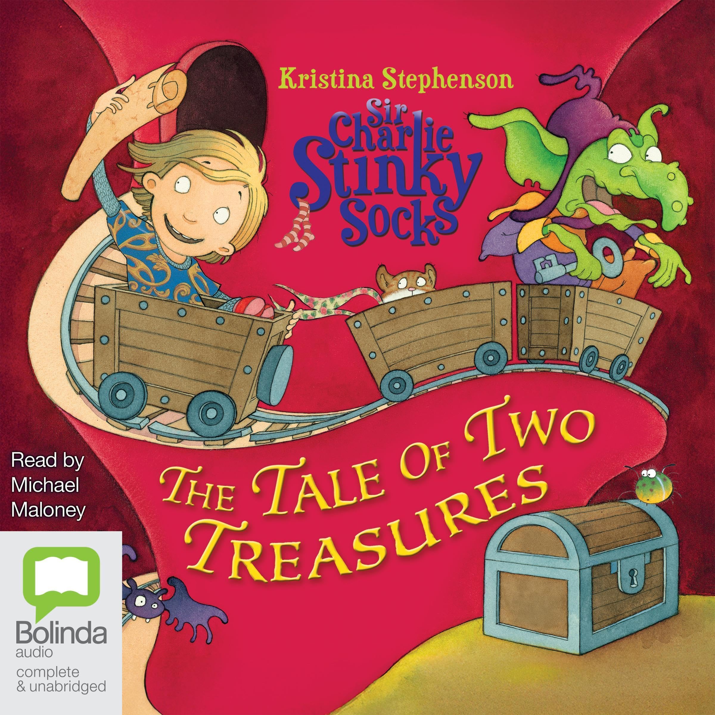 Cover art for Sir Charlie Stinky Socks and the Tale of Two Treasures