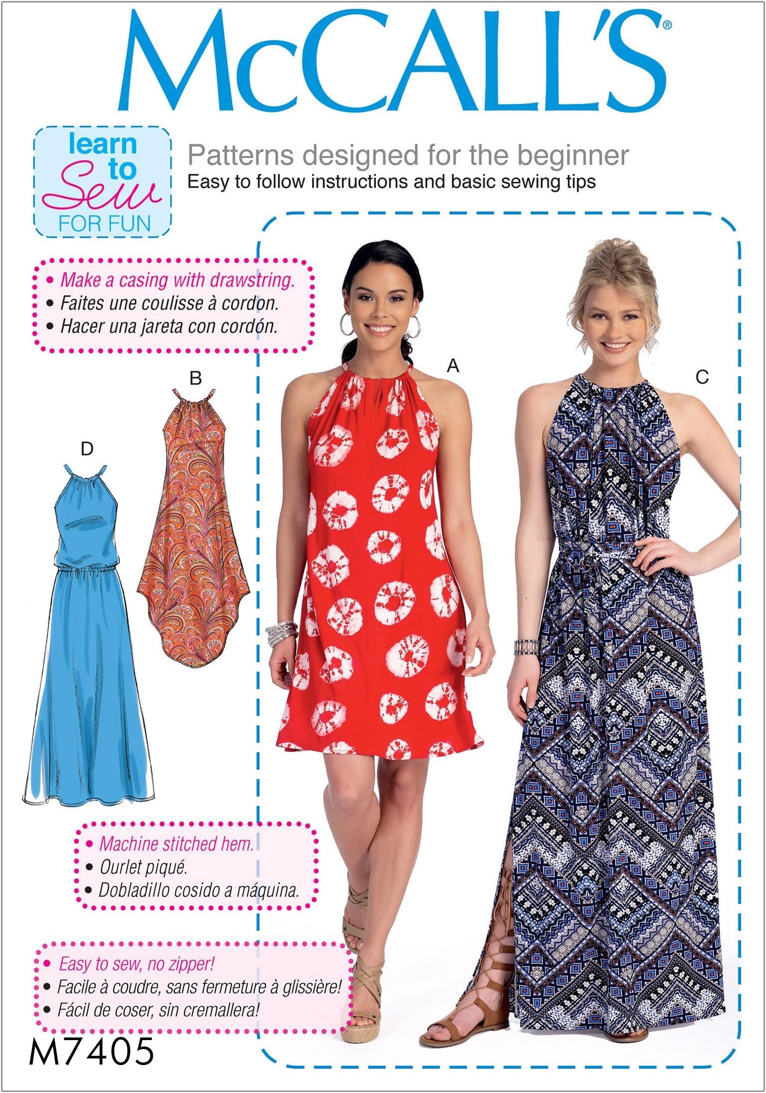 McCall's Patterns Misses Dresses and Belt