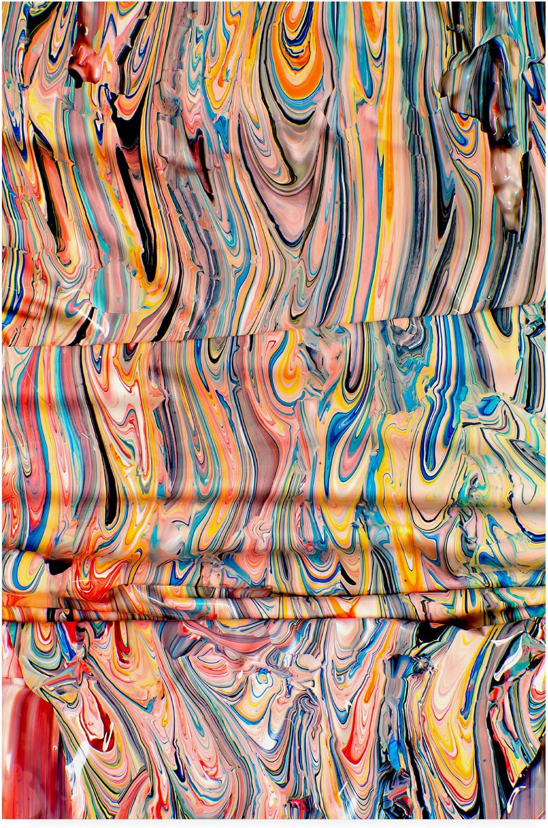 Trademark Fine Art Abstract Splatters 22 by Mark Lovejoy, 22x32