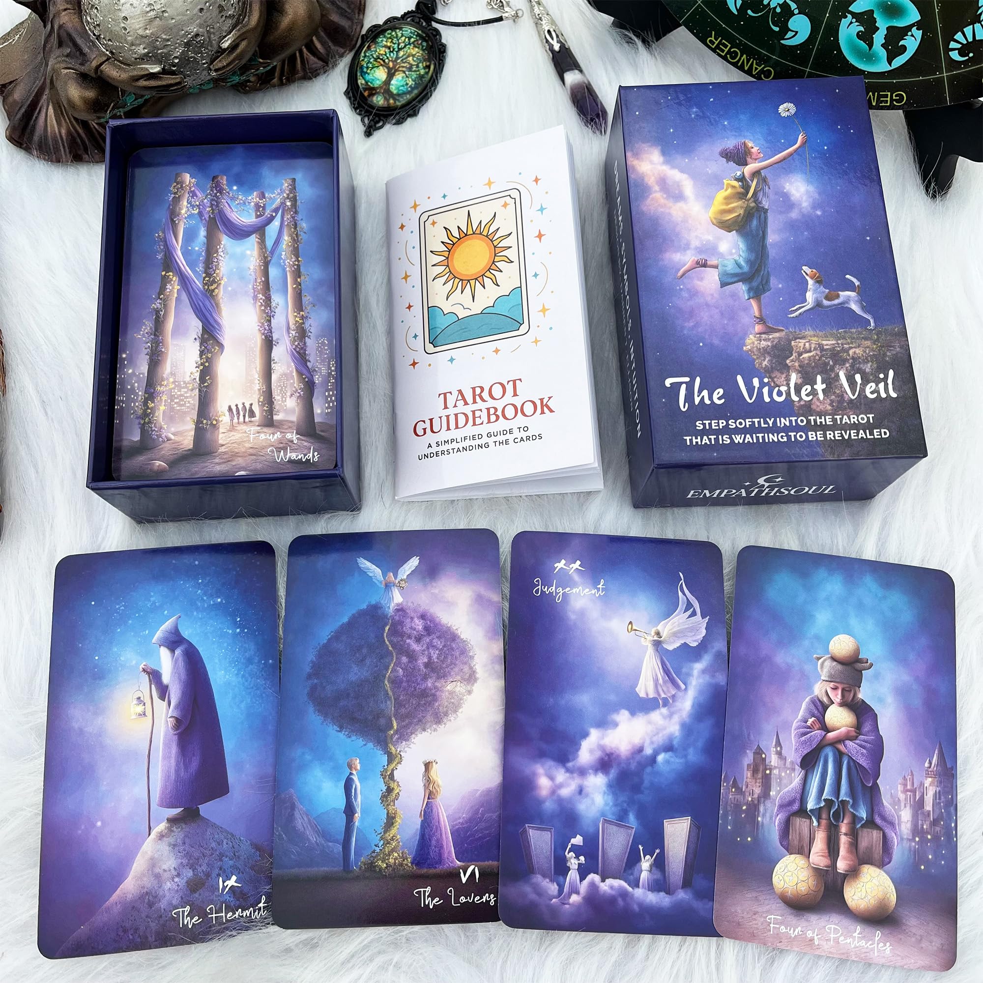 Amazon.com: DPEHAKMK Tarot Cards Deck 78 Cards with Guidebook
