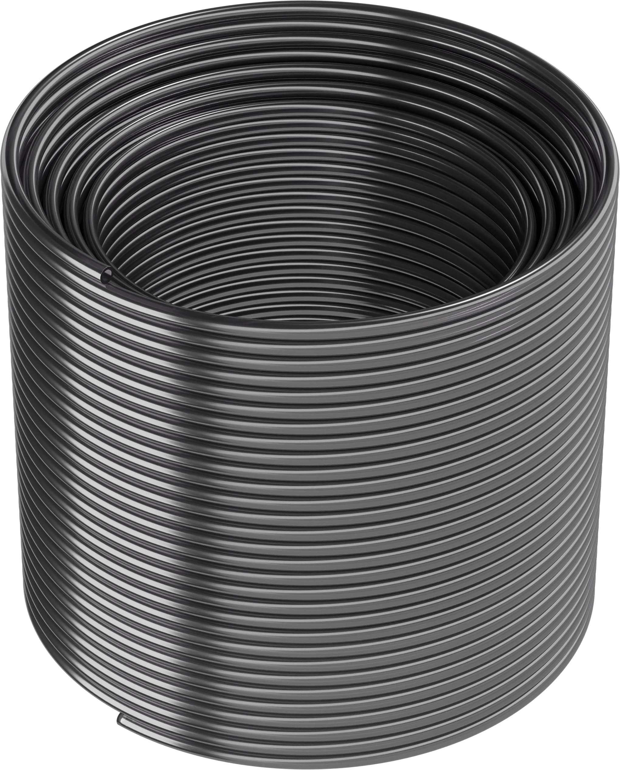 ARKA - PVC hose 4/6 mm (100m (roll), Grey), Gray, 100 m (Rolle)