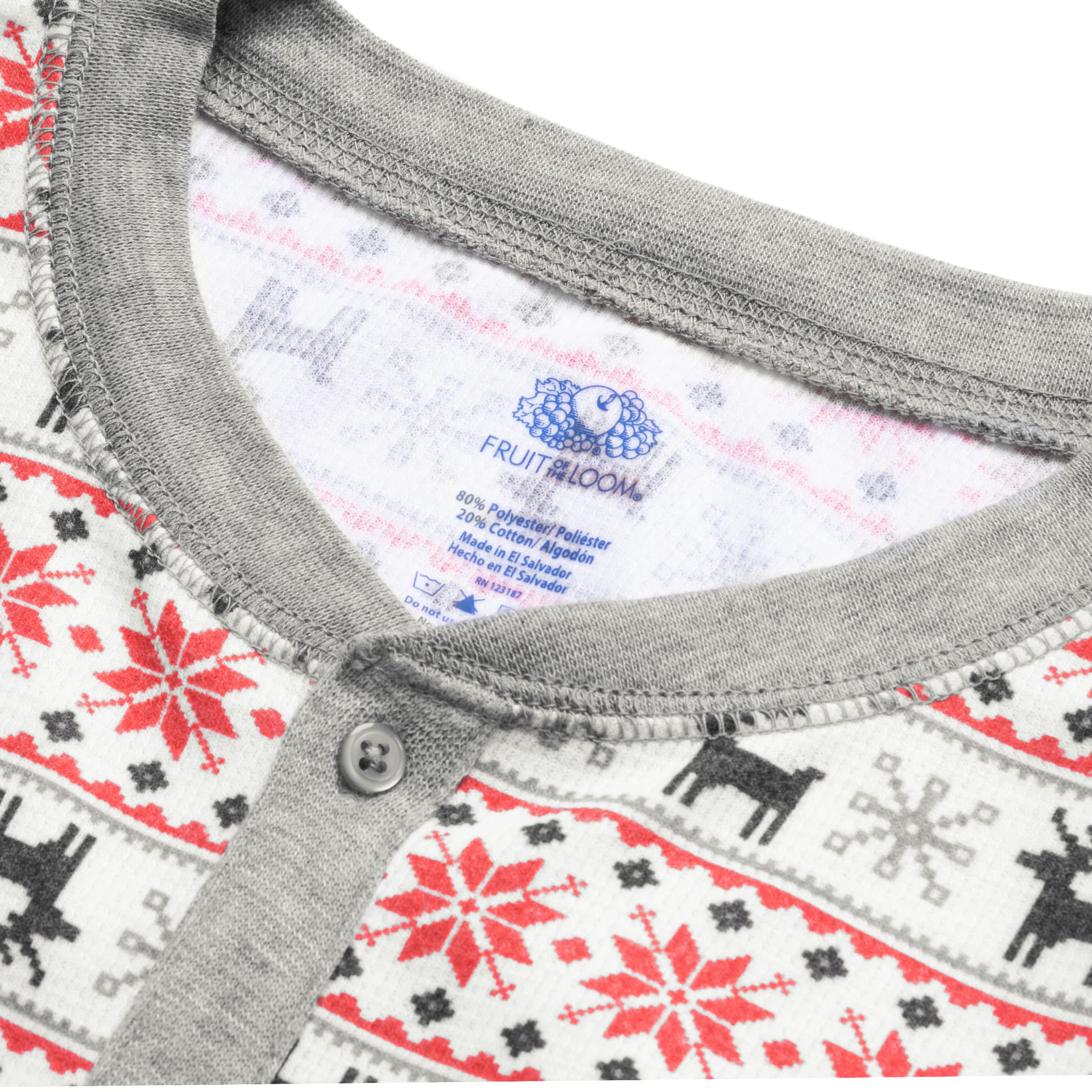 Fruit of the Loom Dziecięcy kombinezon termiczny premium z waflami