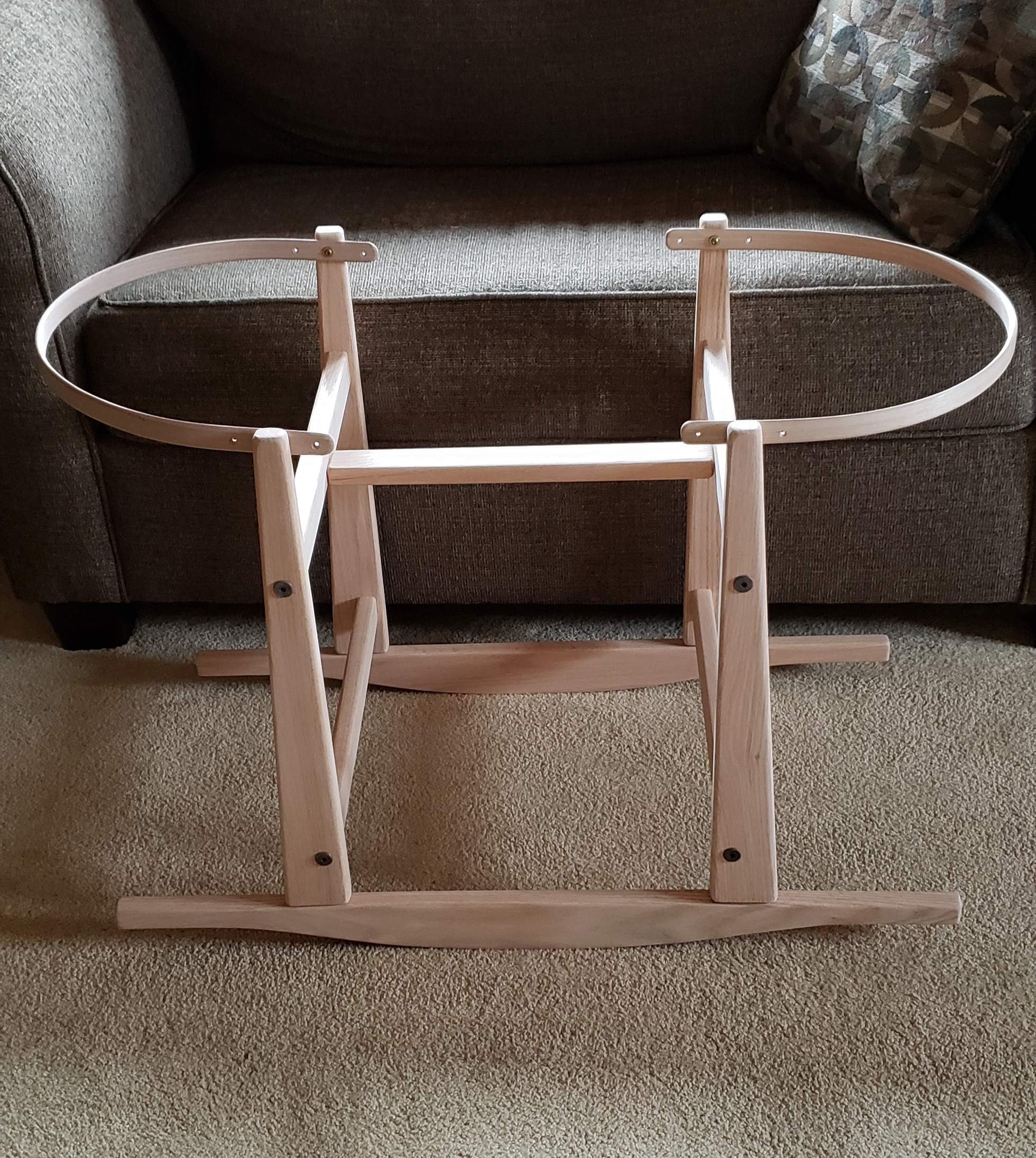 Moses Basket Rocking Stand in Natural