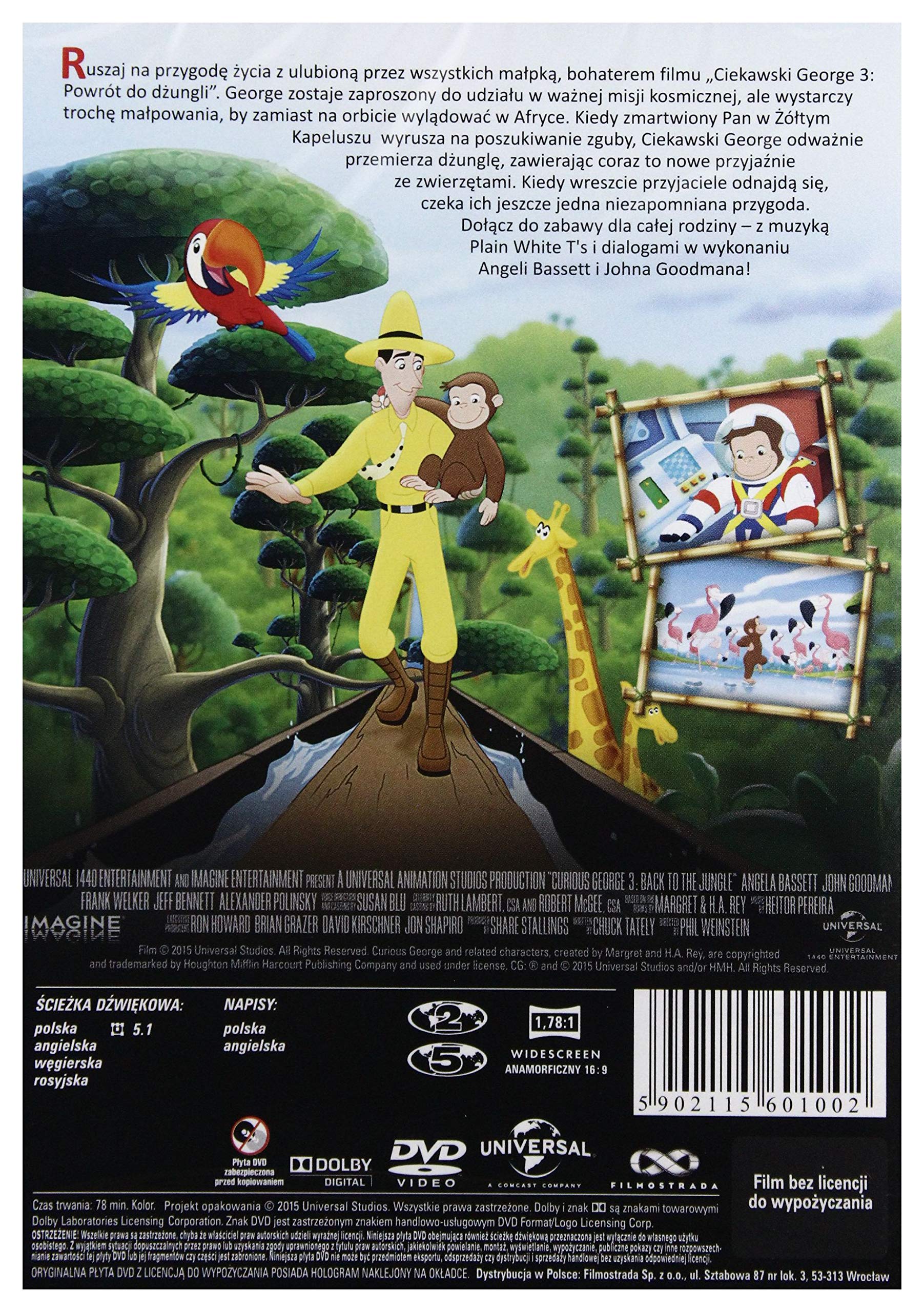 Curious George 3 : Back to the Jungle [DVD] (IMPORT) (Nessuna versione italiana)