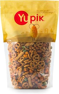 Yupik Texan Sriracha Spicy Mix, Pretzels, Wasabi Peas, BBQ Peanuts, 1Kg