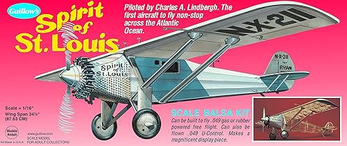 Guillow Kit modelo Spirit of St. Louis