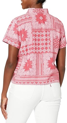 Miniatura 2 de Tommy Hilfiger Camisa con cuello y botones para mujer, Azul