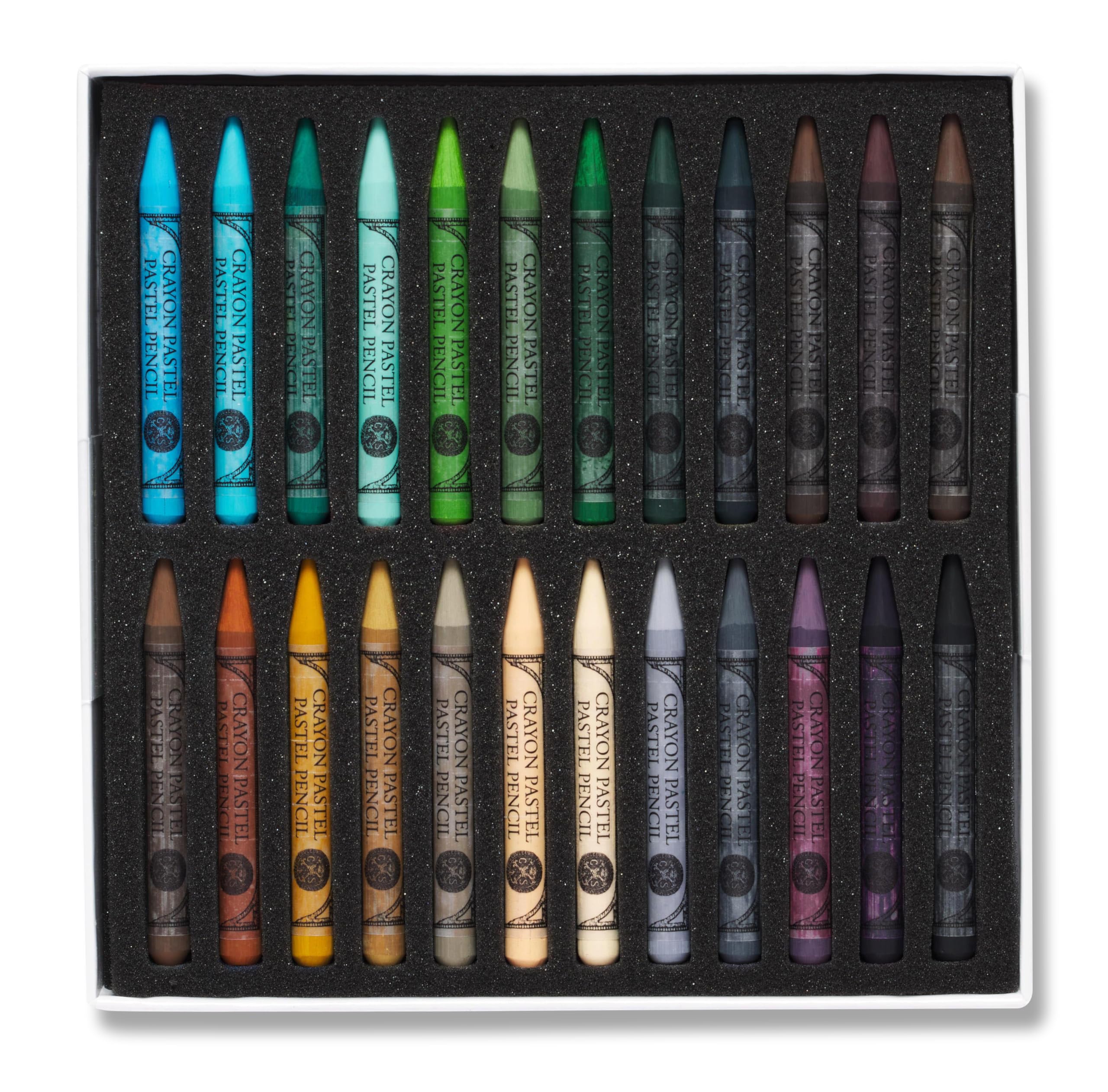 Sennelier Coffret 48 Demi-Crayons Pastel 7 cm – Couleurs Assorties – Haute Pigmentation – Texture Semi-Dure – Dessin, Esquisse & Beaux-Arts