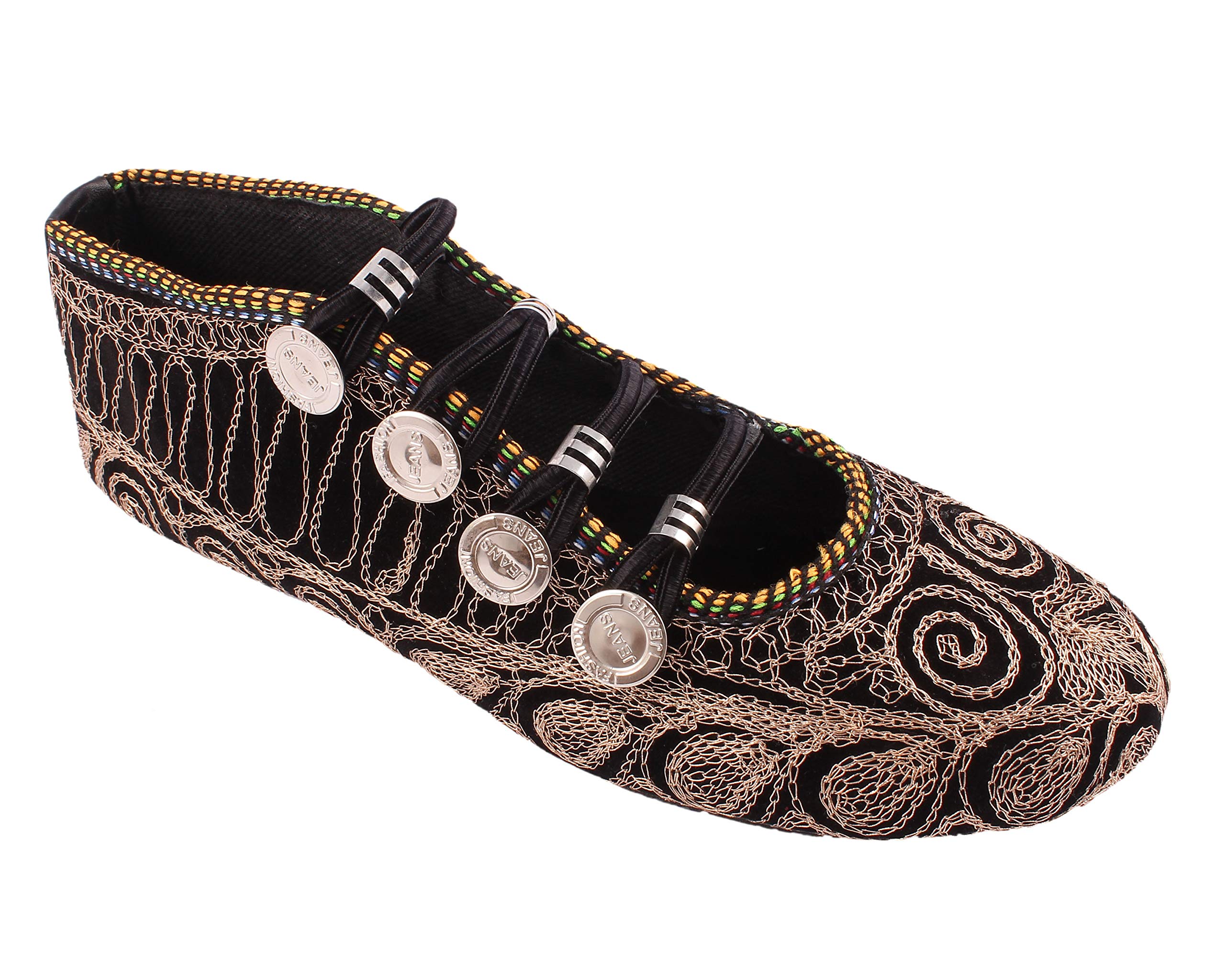 Rajasthani Jaipuri Stylish Embroidery Bellies Juti for Women and Girls-image-22