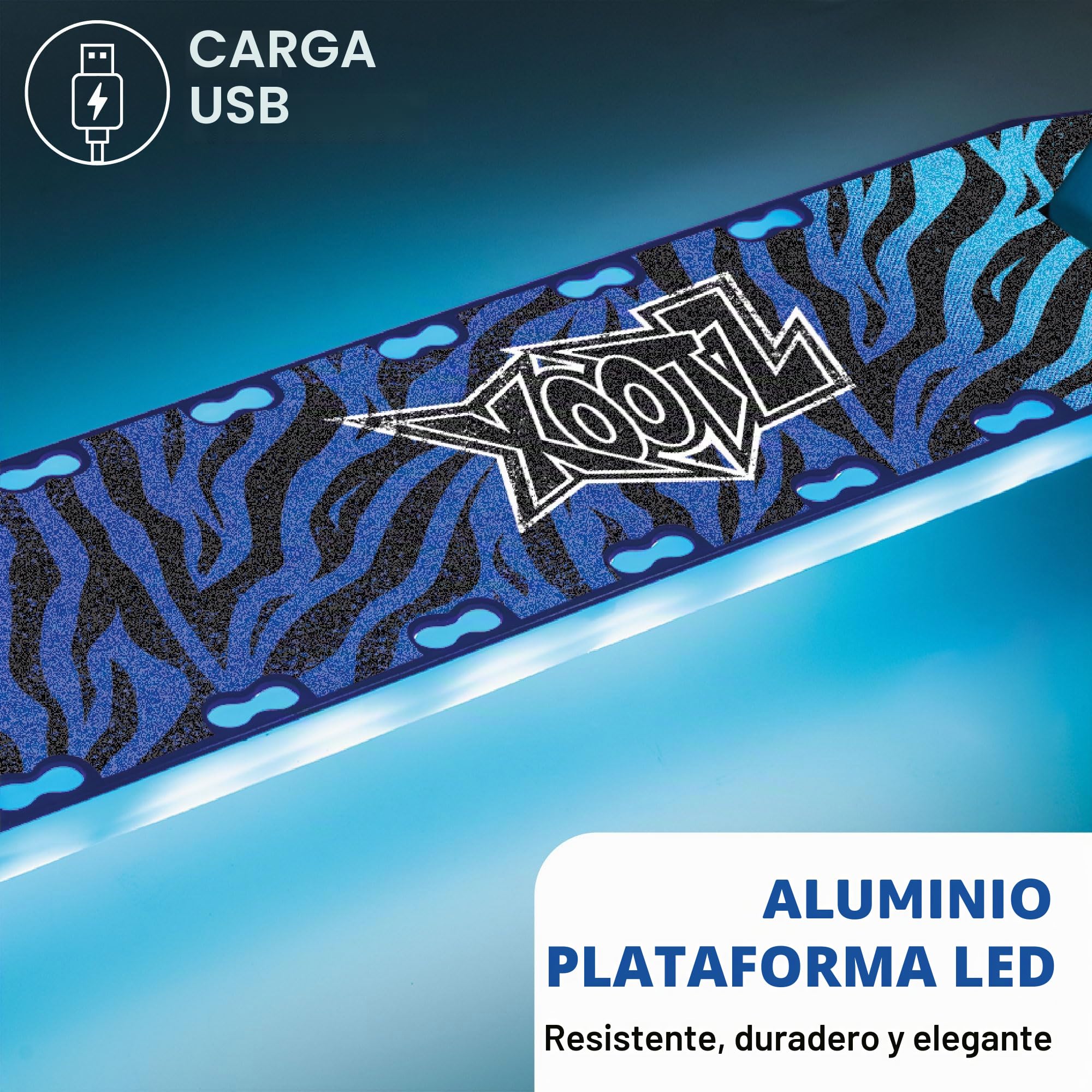 Xootz Wild Rider - Patinete LED