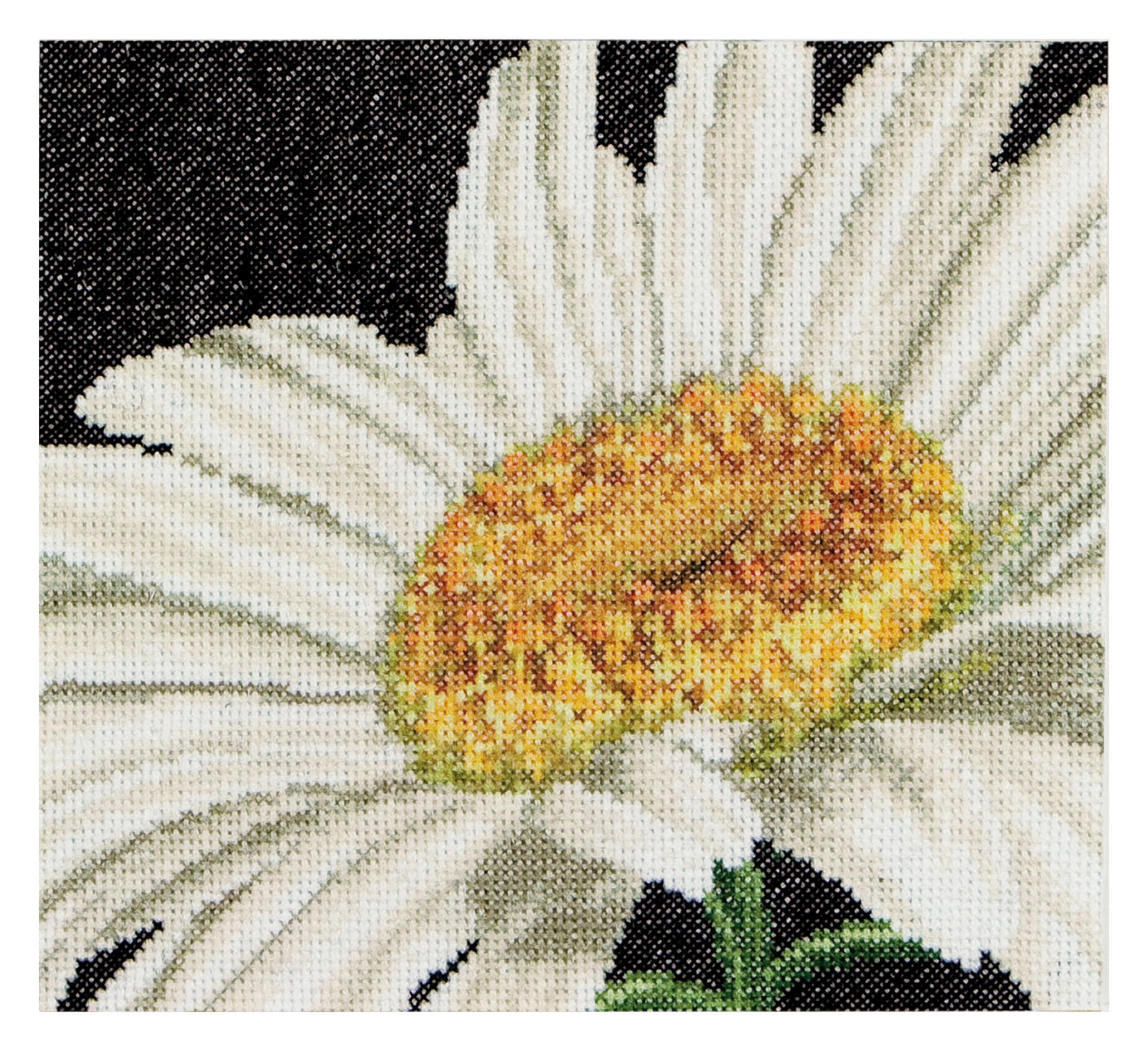 Thea Gouverneur Since 1959 Multicolour Thea Gouverneur Marguerite On Aida, Cotton, 15 X 30 X 2 Cm