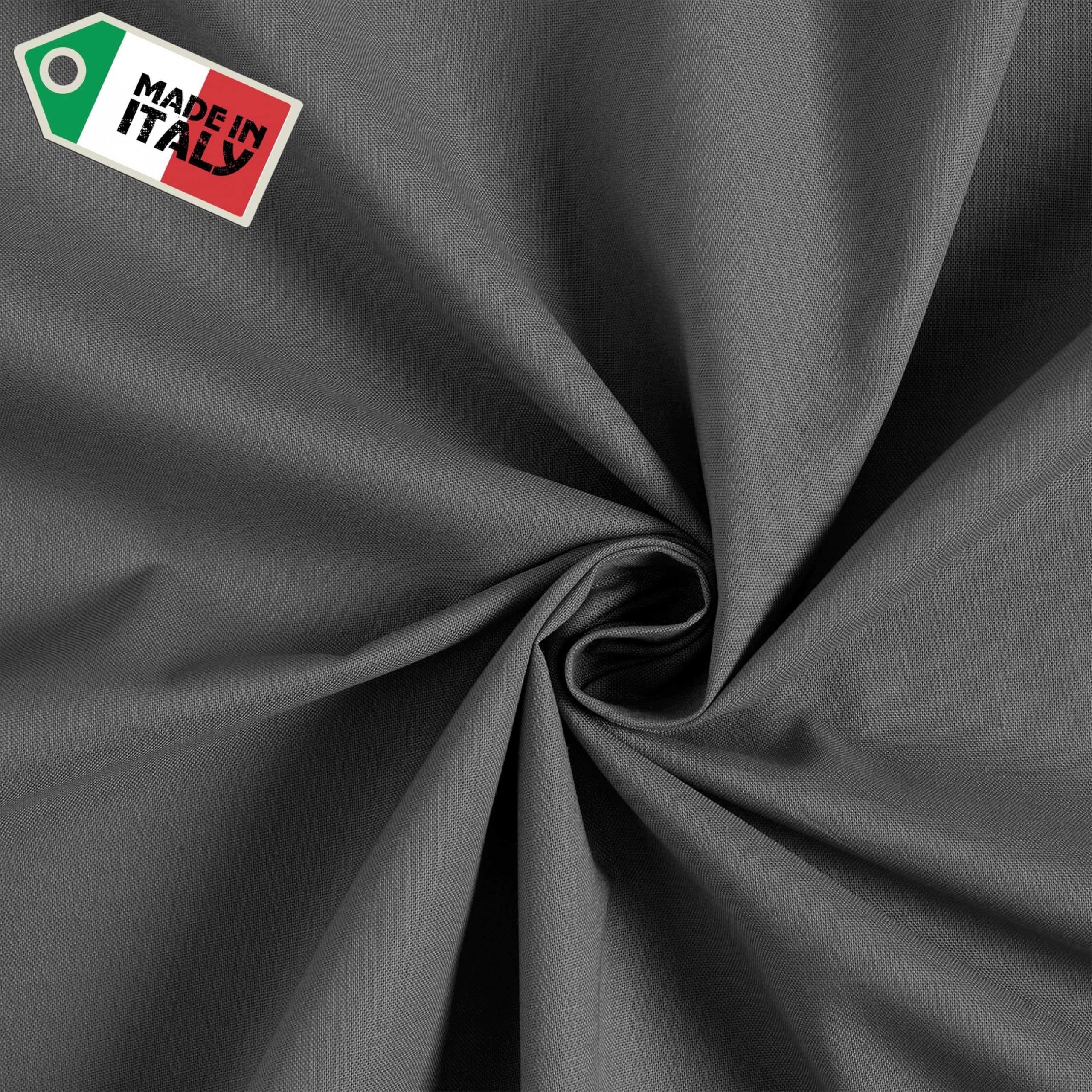 Byour3 - Cubrecama ALGODÓN Puro 100% Orgánico Ligero Cama 90 135 180 Tela Decorativa Multiusos Cubra Todo Granfoulard Sobrecama Rectangular Hipoalergénico Lavable (Delta Gris Antracita, Cama 90)