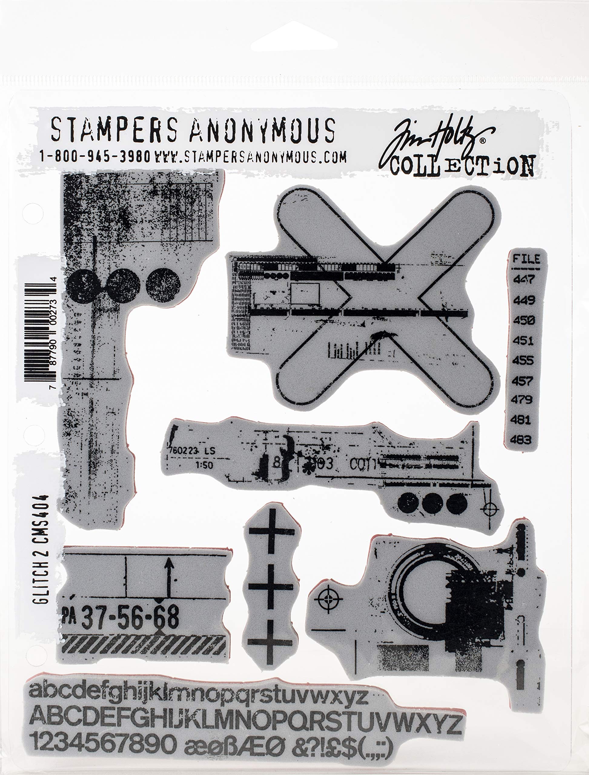 Tim Holtz Stampers Anonymous Cling Stamps Entomology Cms328 Let Op Pre Order