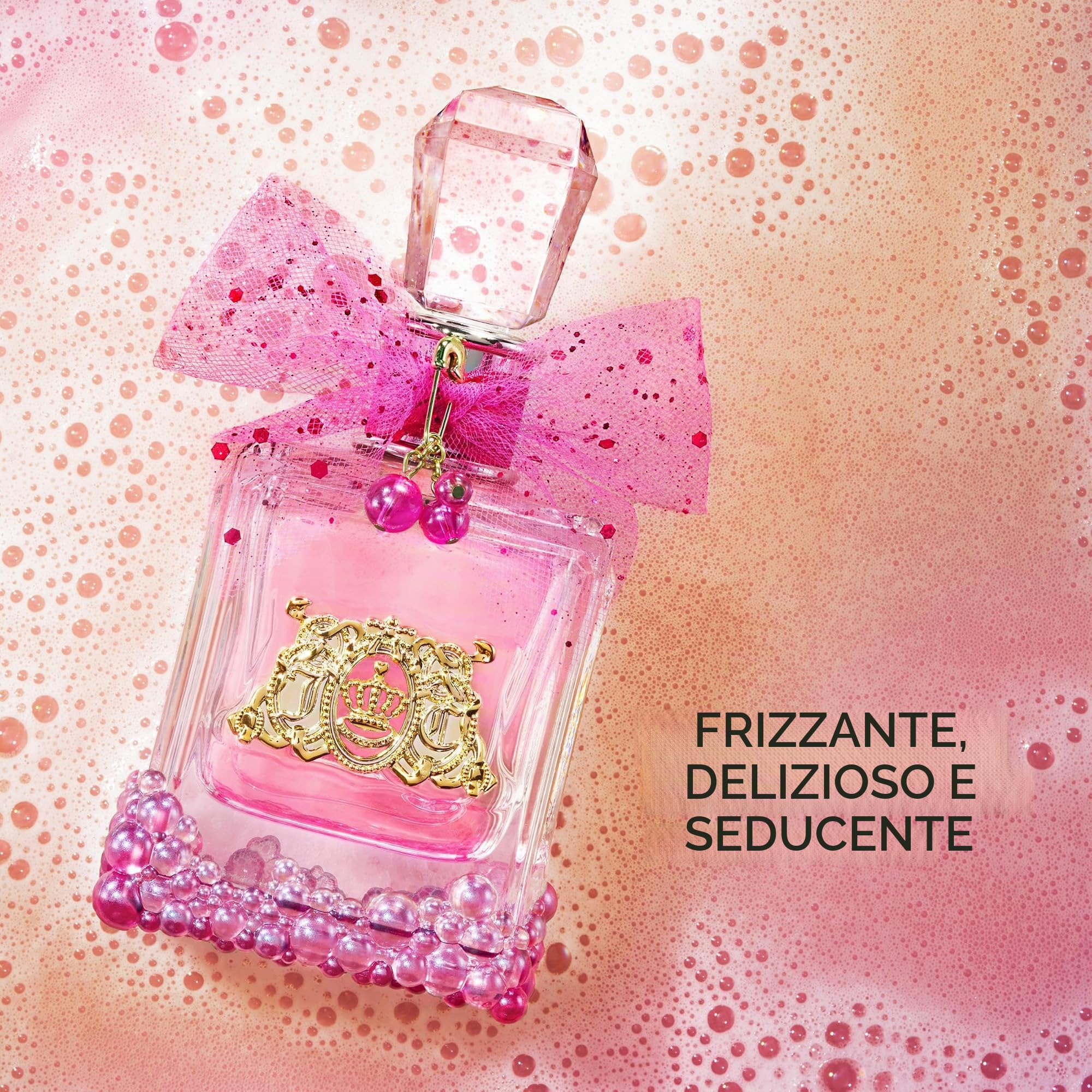 Juicy Couture Cofanetto Viva La Juicy Le Bubbly, Eau de Parfum Donna Vaporizzatore, Formato tascabile, Vaporizzatore di sacchetto, Profumo fruttato e Gourmande, Bacche rosa, gelsomino, vaniglia