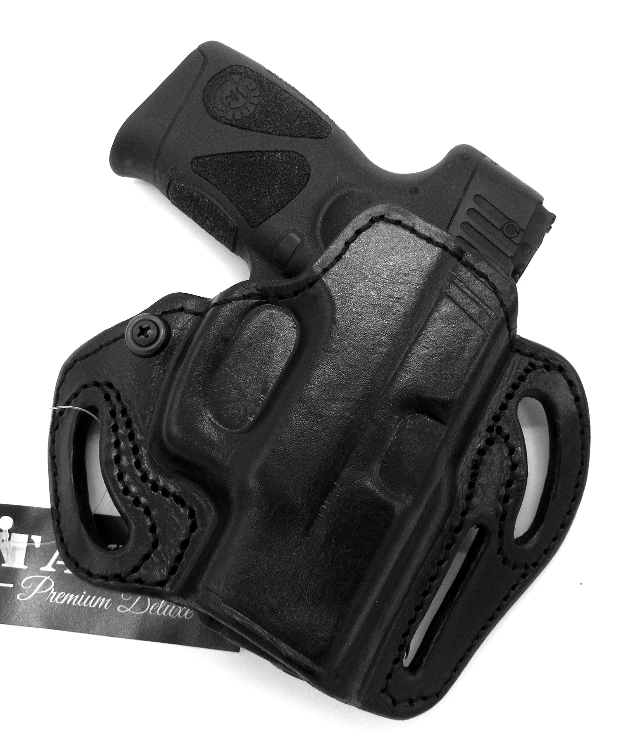 Buy by TAGUA Premium Deluxe Right Hand Black Leather Open Top OWB Belt