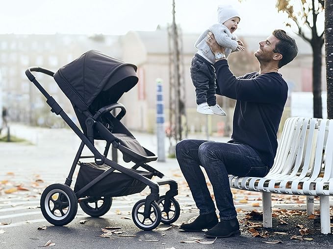 thule sleek double stroller