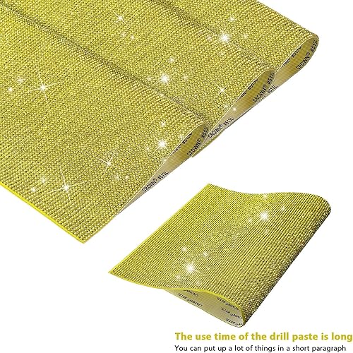 Vista 43 de Outus 12000 piezas de lámina de strass Bling Bling, calcomanías de strass, autoadhesivas, calcomanías para decoración de autos DIY, calcomanías