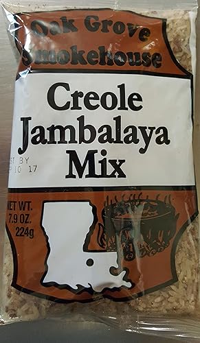 Oak Grove Smokehouse Mezcla de jambalaya criolla, 7.9 onzas (paquete de 5)