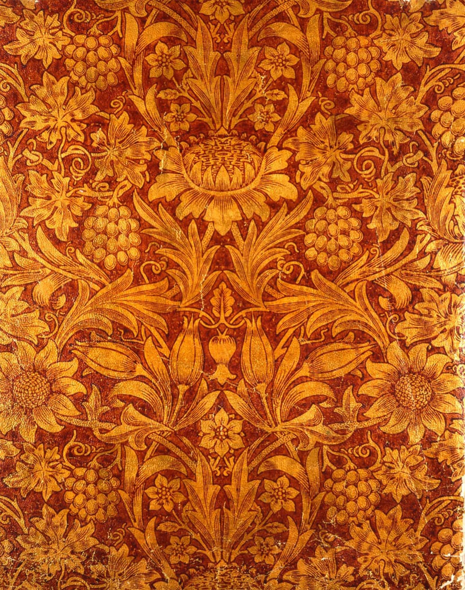 Cuadro de lienzo de girasol de William Morris para decoraciones del hogar 60x90cm 5