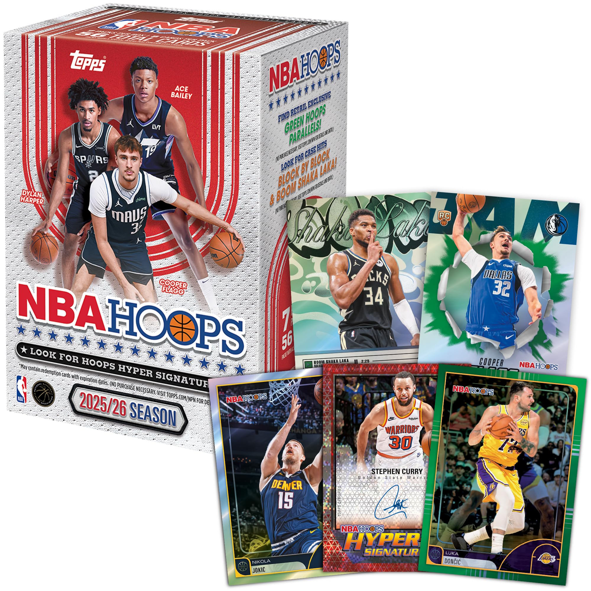 2025-26 Topps Hoops Basket - Scatola Sigillata di Fabbrica - Value Box
