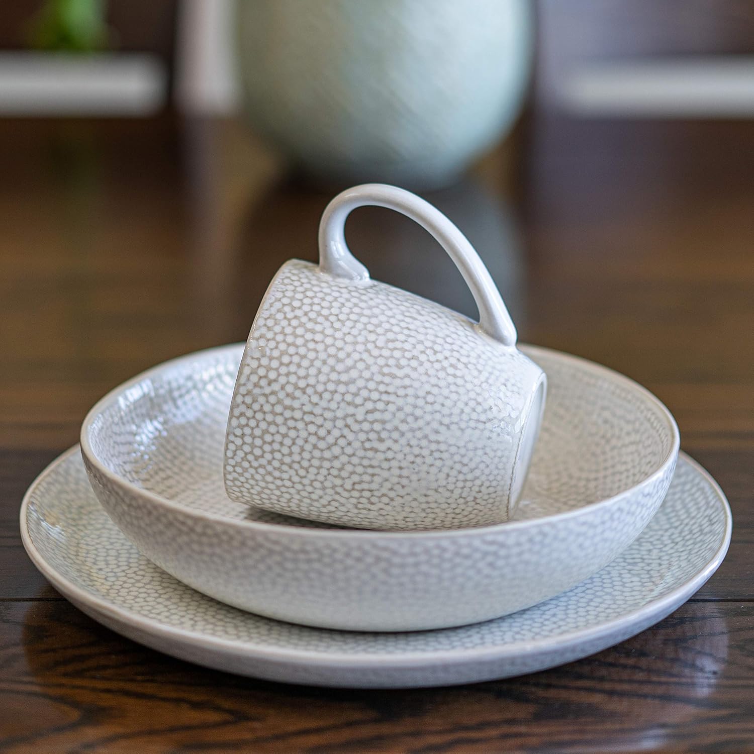 BIA Cordon Bleu Serene 5pc Pasta Bowl Set, cream, contains 4 pieces