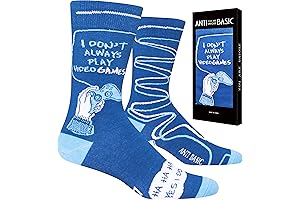 Novelty Socks Gift for Men, Fun Crazy Colorful Socks