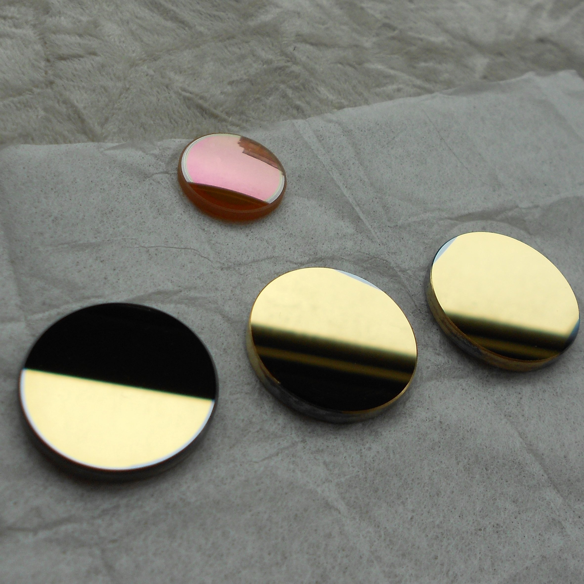 CO2 Laser Head Mirror Lens Integrative Mount +2 Mount +3 Si Mirror + 1 Znse Lens 2.5