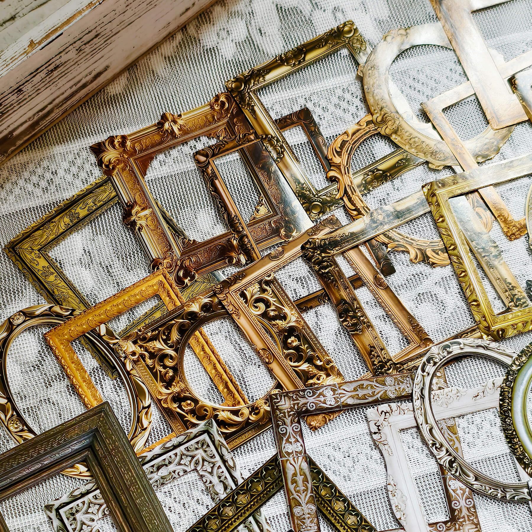 Vintage Frame Stickers - 100 Metallic Designs -3 Vintage Frame Stickers - 100 Metallic Designs -3