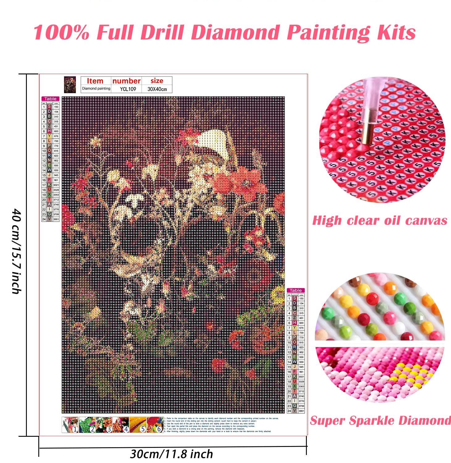 Latest item Diamond Painting Full Round DIY 5D 12x16 2 for 25.00