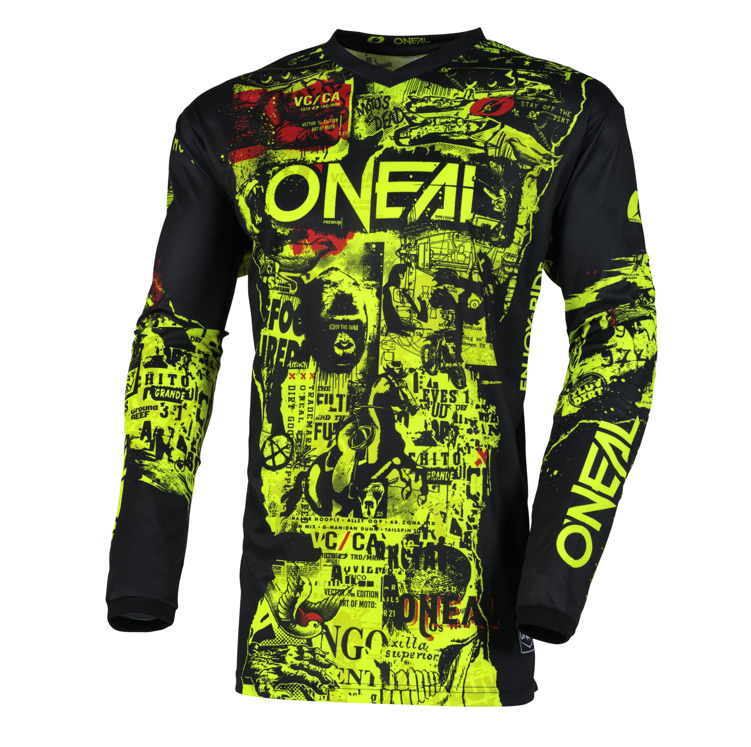 O'NEAL Element Attack Mens Jersey Black/Neon Large