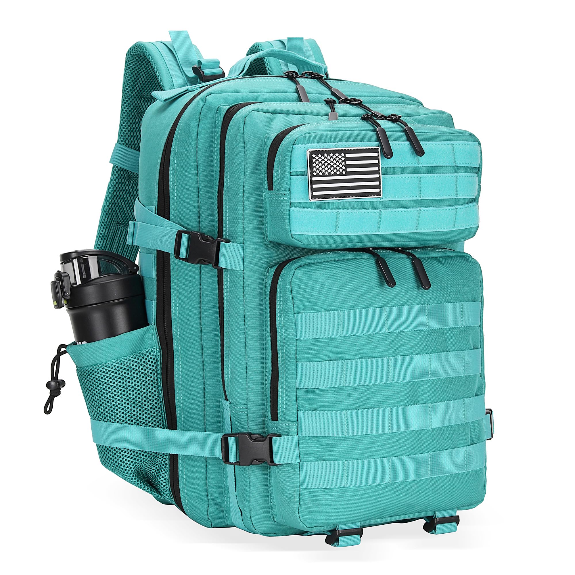 KXBUNQD Military 45L Tactical Assault Backpack 3 day assault pack with Molle Waterproof backpack Rucksack for Tactical Backpacks