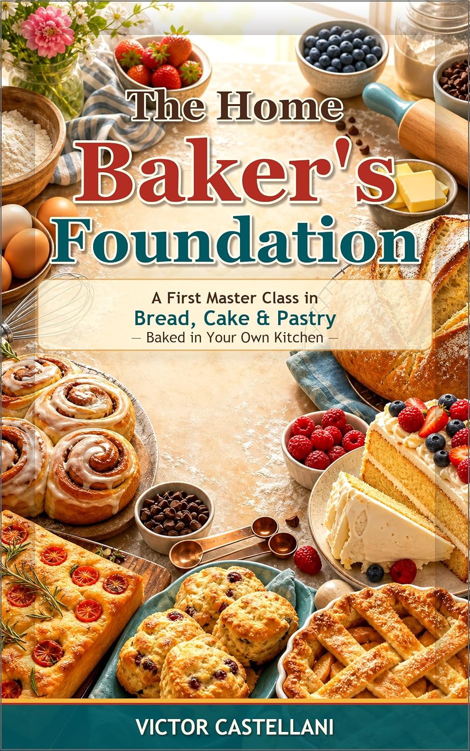 The Home Baker's Foundation: A First Master Class in Bread, Cake & Pastry — Baked in Your Own Kitchen (Flour and Fire Book 1)