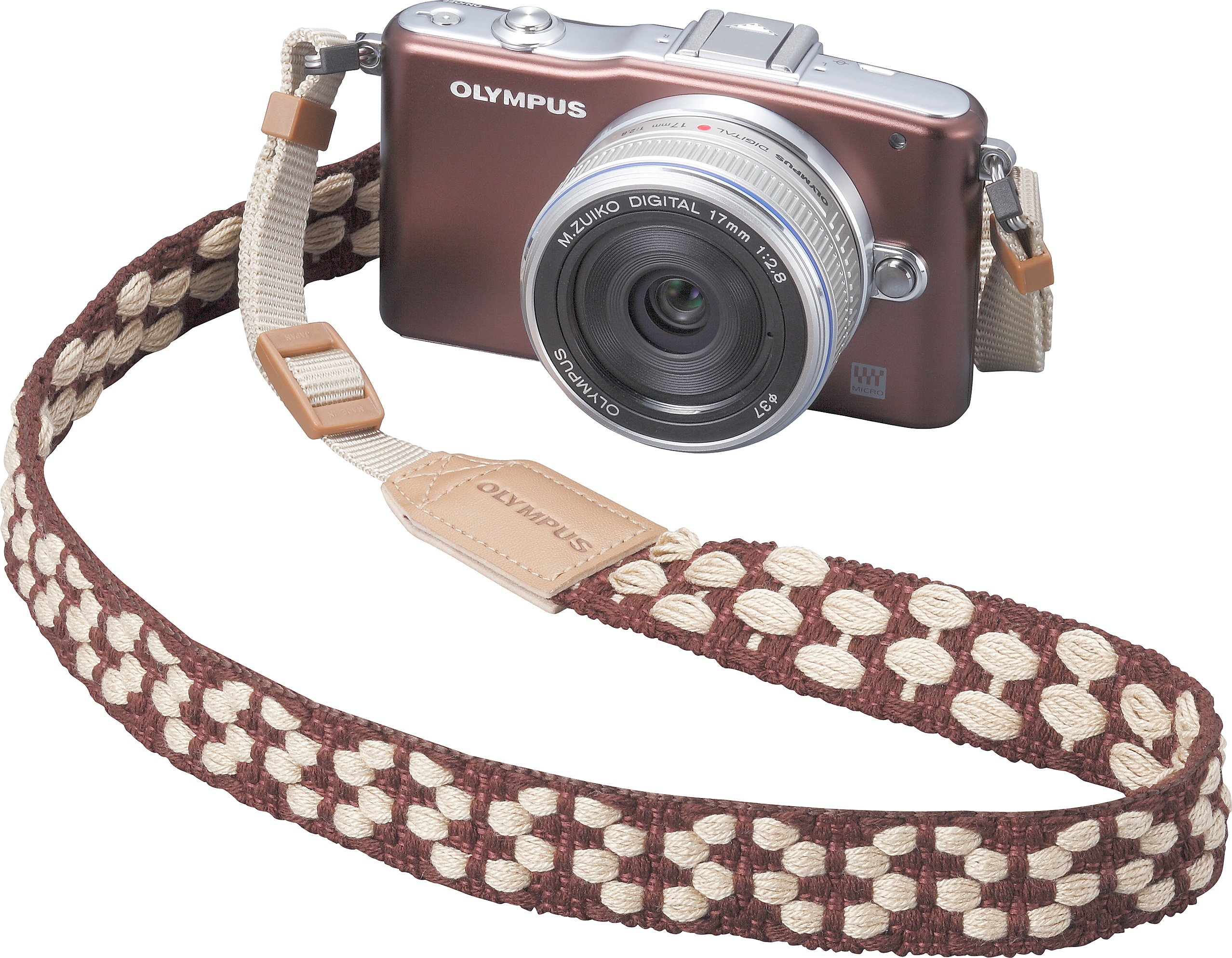 Amazon | OLYMPUS ミラーレス一眼用ショルダーストラップ ブラウン CSS 