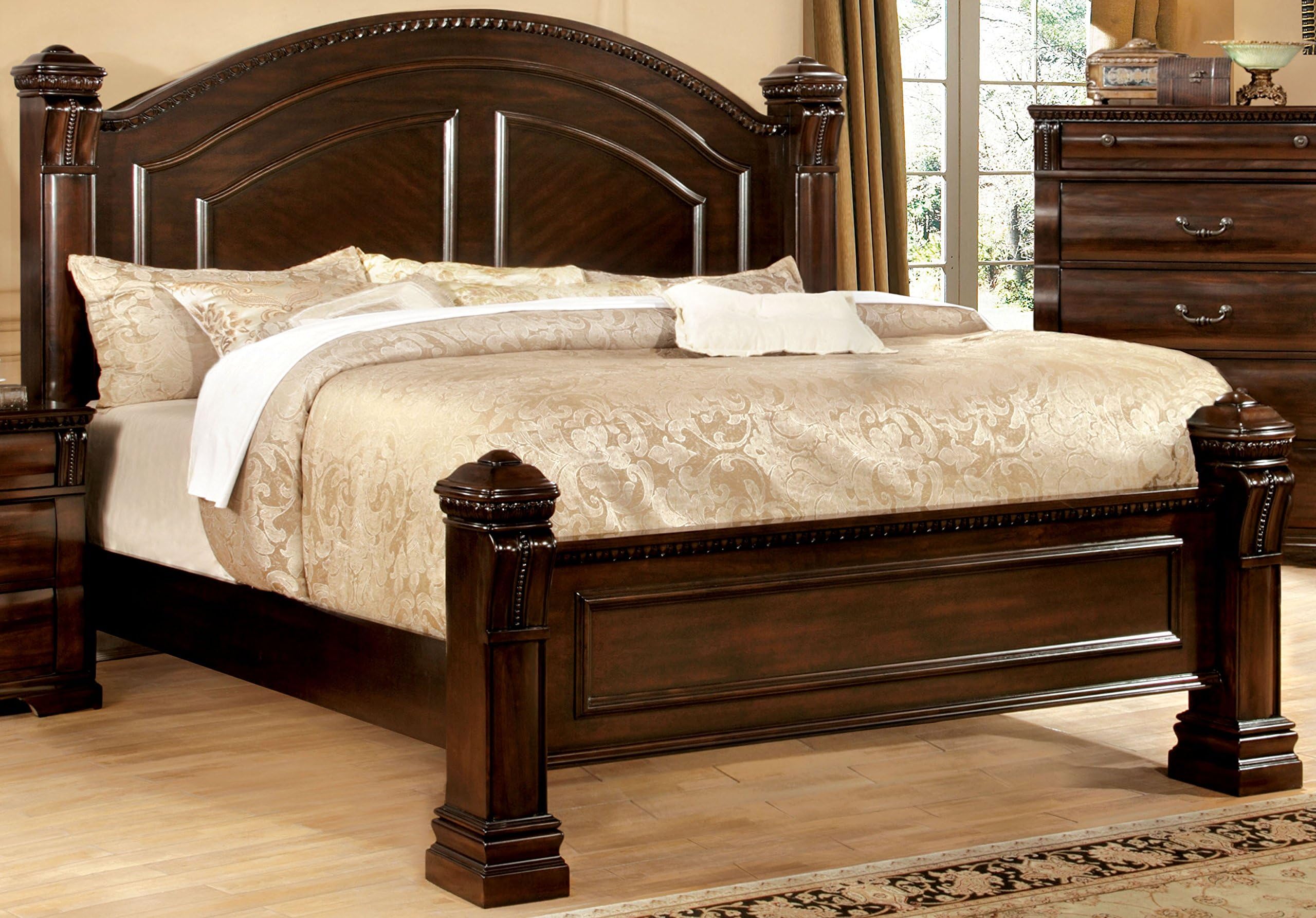Lexington Low-Poster Bed, Queen, Cherry (IDF-7791Q)