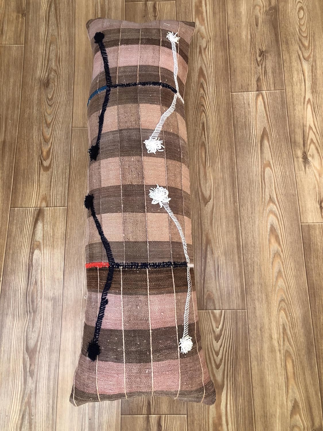 Turkish Lumbar Cover Kilim, Turkish Kilim Pillow Cover