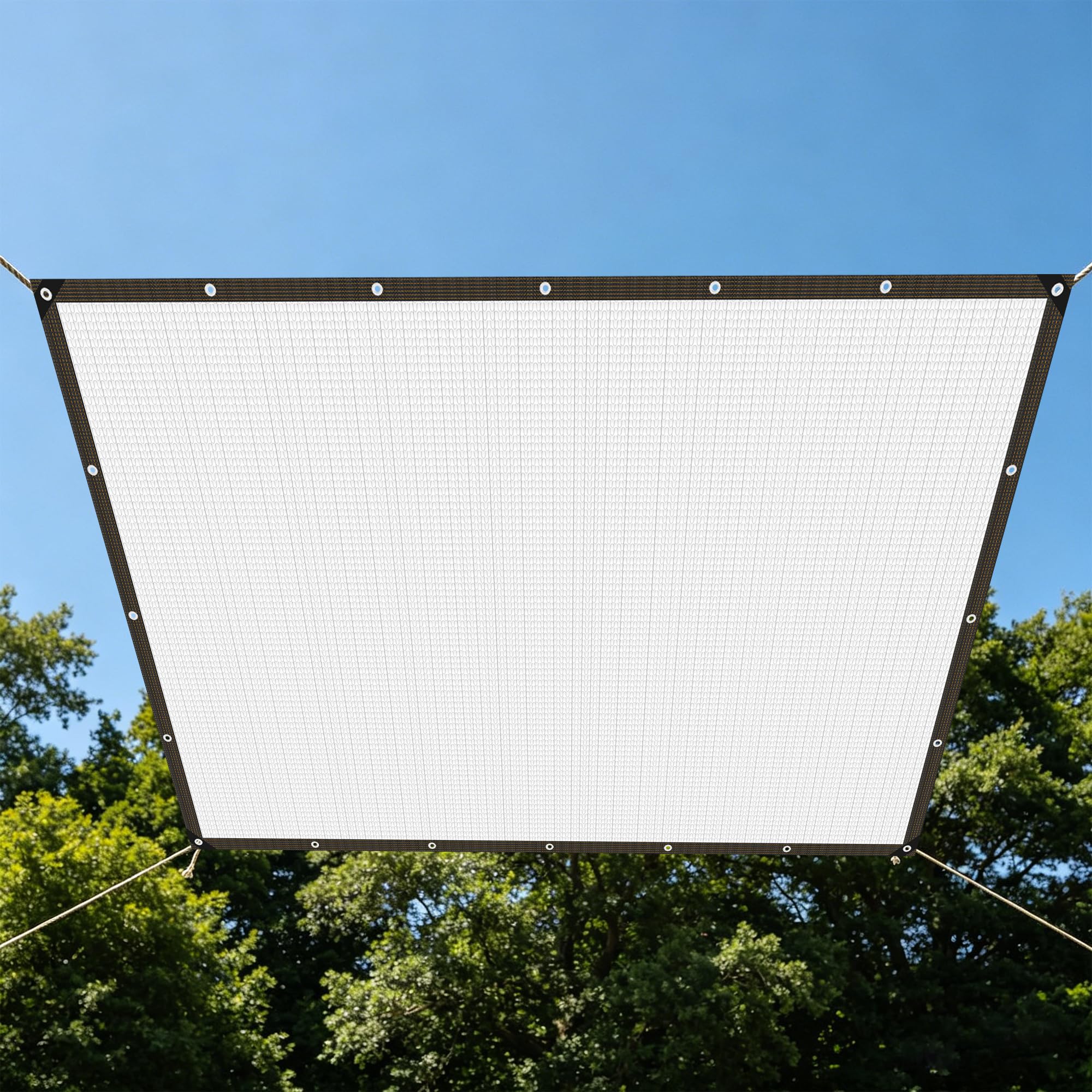 Siatka Cieniująca Z Folii Aluminiowej 90 x 580 cm Wiele Rozmiarów Ściereczka Zacieniająca Do Roślin Z Przelotkami Z Przelotkami Do Samochodu, Kempingu, Na Drogę, Kemping, Srebro