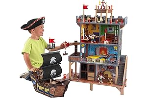 KidKraft Pirate's Cove Wooden Ship Play Set