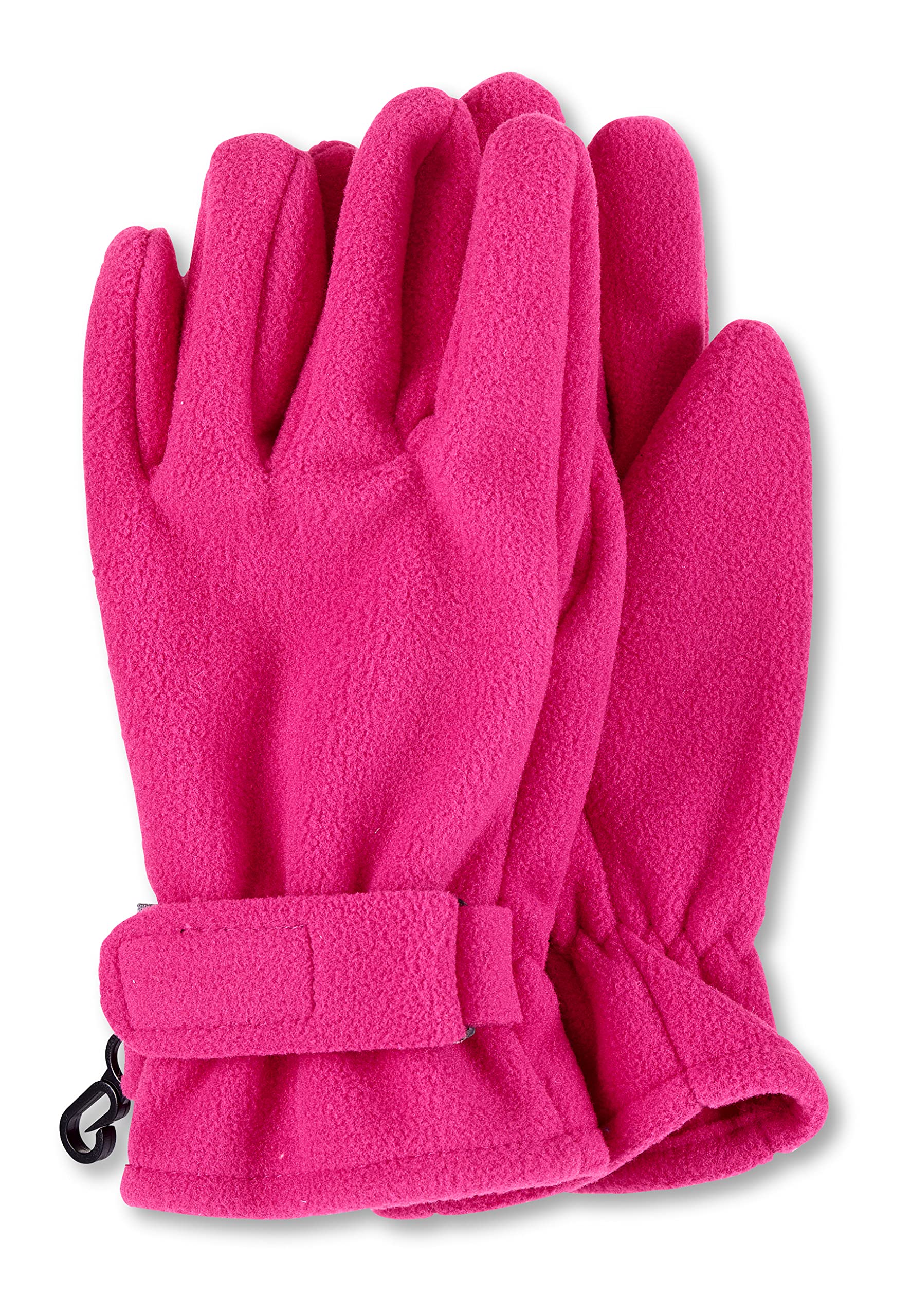 Sterntaler Pink (Magenta 745) Microfleece Gloves, Water-Repellent With Velcro Fastening, Age 5-6Y, Size 4, Magenta