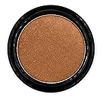 Pure Ziva Sun Drenched Cinnamon Chocolate Brown Bronze Almond Gold Shimmer Pressed Powder Single Eyeshadow; Talc, Paraben & Cruelty Free