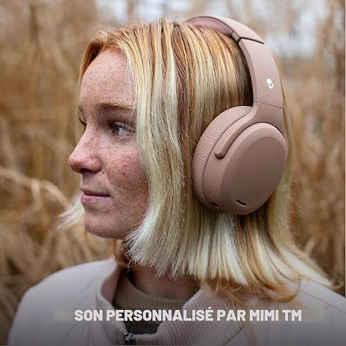 Skullcandy Crusher ANC 2 Wireless Over-Ear Bluetooth Headphones with Multi-Sensory Bass, Active Noise Cancelling, Up to 60 Hours Battery, Microphone for iPhone Android - Primer - 2