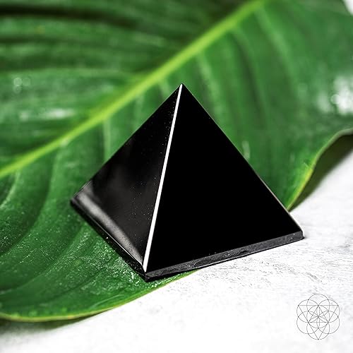 Miniatura 5 de Conscious Items - Pirámide de obsidiana negra - Las pirámides del poder - La pirámide de protección - Chakra Prymaid - Pirámide de 4 lados -