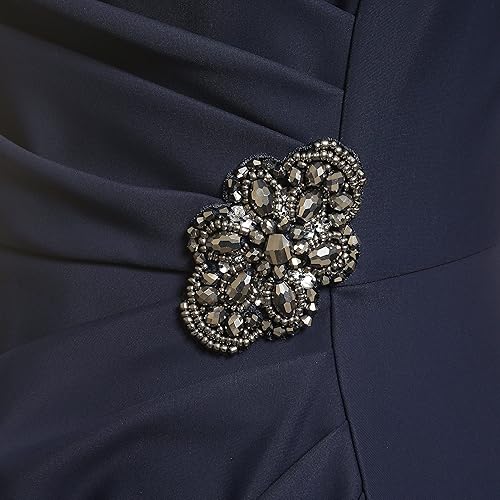 Miniatura 3 de Alex Evenings Vestido de cóctel de manga 34 para mujer, adelgazante, manga corta, invitada de boda