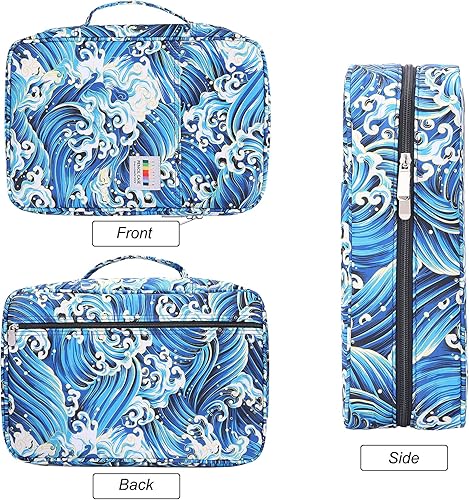 Miniatura 6 de BOMKEE Estuche para lápices de gran capacidad para adultos, 304 ranuras, estuche para lápices, estuche organizador de bolígrafos con múltiples